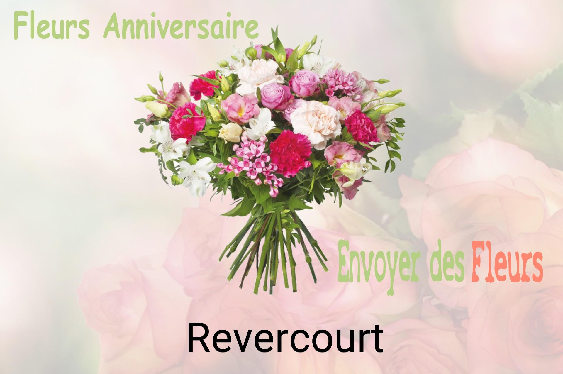 Bouquet de fleurs d’anniversaire livré à Revercourt