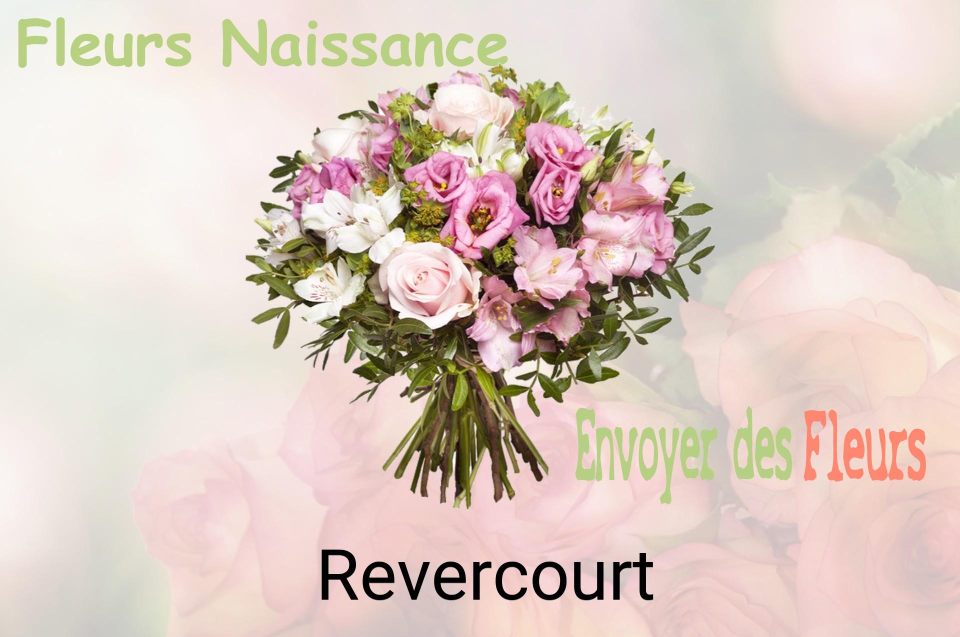 Bouquet de fleurs de naissance livré à Revercourt
