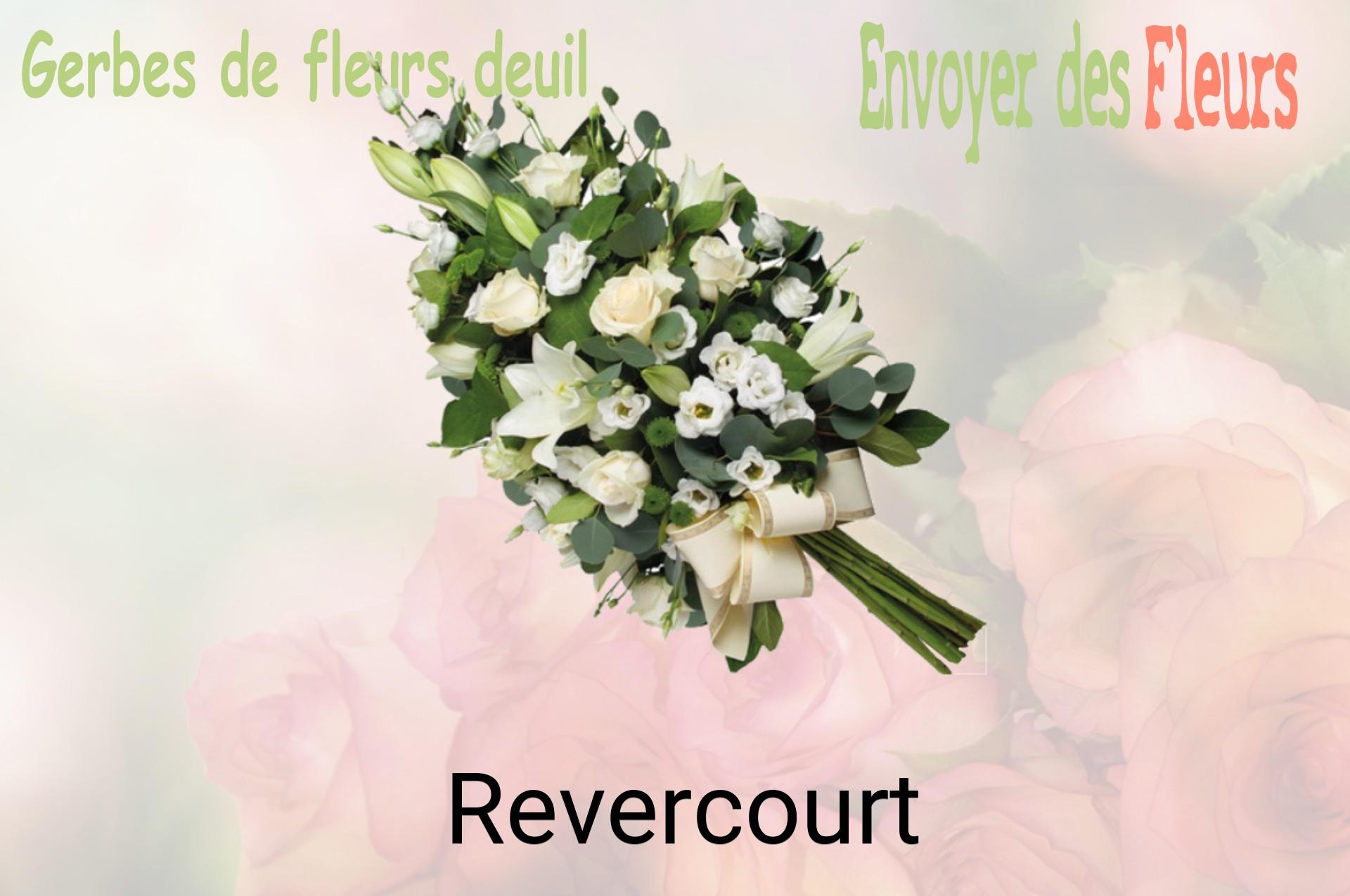 Gerbe de fleurs de deuil livrée à Revercourt